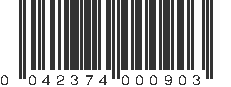 UPC 042374000903