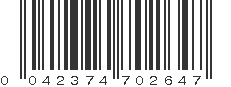 UPC 042374702647