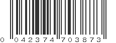 UPC 042374703873