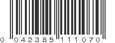 UPC 042385111070