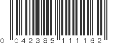 UPC 042385111162