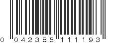 UPC 042385111193