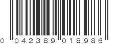 UPC 042389018986