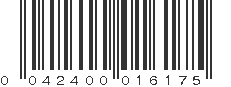 UPC 042400016175