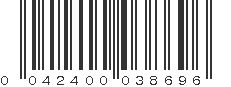 UPC 042400038696