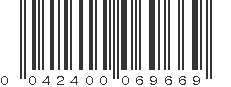 UPC 042400069669