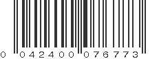 UPC 042400076773