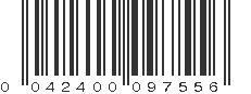 UPC 042400097556