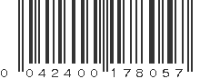 UPC 042400178057