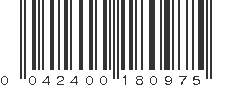 UPC 042400180975