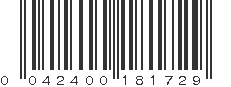 UPC 042400181729