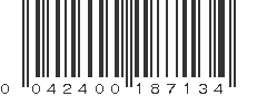 UPC 042400187134