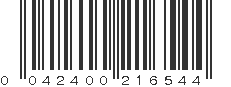 UPC 042400216544