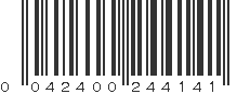 UPC 042400244141