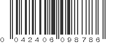 UPC 042406098786