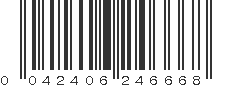 UPC 042406246668