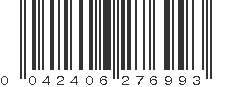 UPC 042406276993