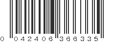 UPC 042406366335