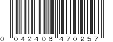 UPC 042406470957