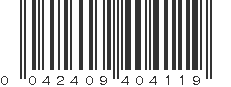 UPC 042409404119