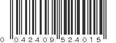 UPC 042409524015