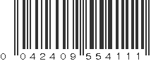 UPC 042409554111