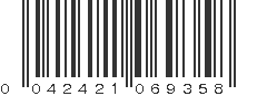 UPC 042421069358