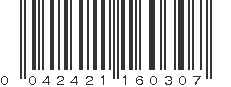 UPC 042421160307