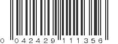 UPC 042429111356