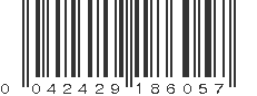 UPC 042429186057