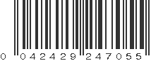 UPC 042429247055