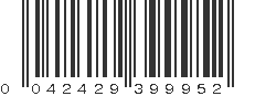 UPC 042429399952