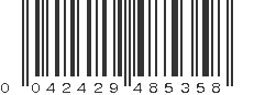 UPC 042429485358