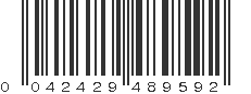 UPC 042429489592