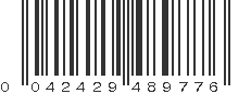 UPC 042429489776