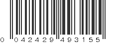 UPC 042429493155