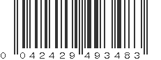 UPC 042429493483