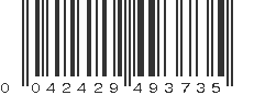 UPC 042429493735