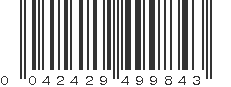 UPC 042429499843