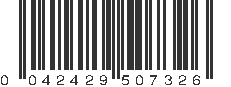 UPC 042429507326