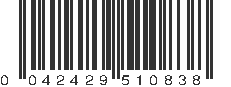 UPC 042429510838