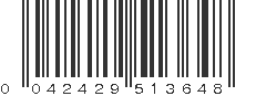 UPC 042429513648