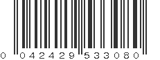 UPC 042429533080