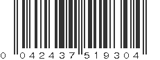 UPC 042437519304