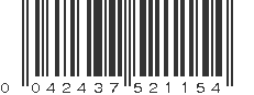 UPC 042437521154