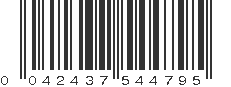 UPC 042437544795