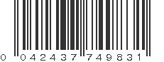 UPC 042437749831