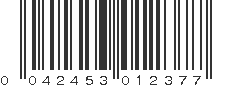 UPC 042453012377