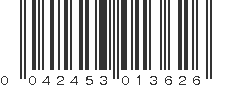 UPC 042453013626