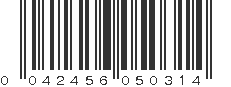 UPC 042456050314